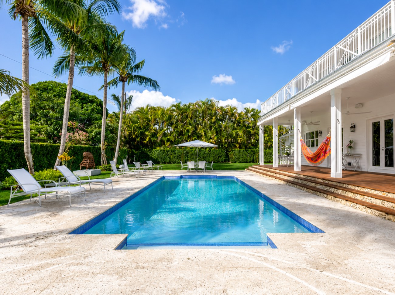 Waterfront estate with pool, cared for year-round